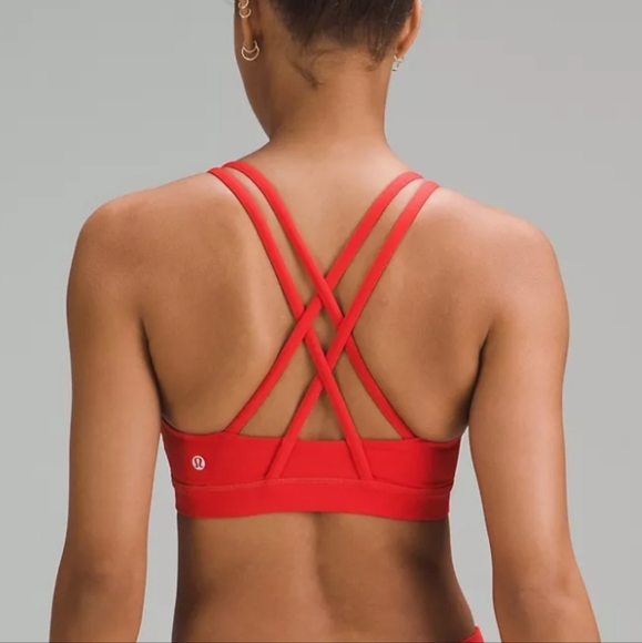 lululemon athletica Other - Lululemon Energy Bra - Red size 6 sports bra workout top